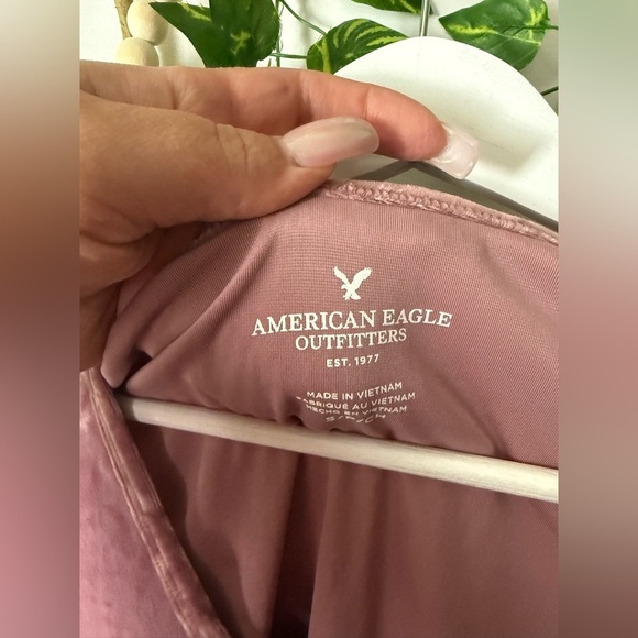 American Eagle Outfitters Velvet Scoop Neck Tee - Picture 3 of 8